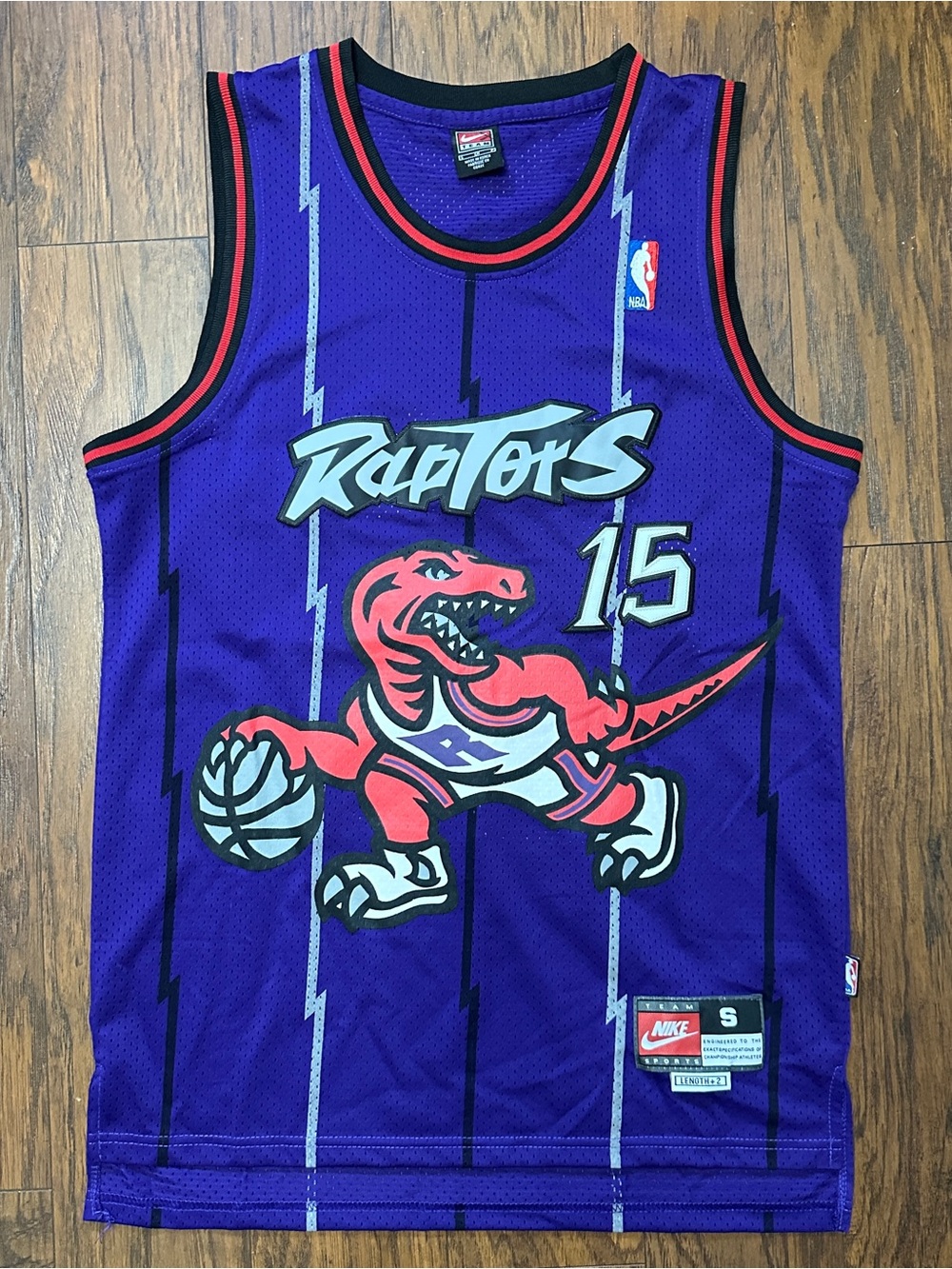 Vintage Nike Toronto Raptors Vince Carter jersey Mens Small